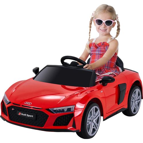 Actionbikes Motors Audi R8 4S Spyder Lizenziert Rot - Kinder Elektro Auto mit Fernbedienung - USB - 2 x 12 V Motoren - LED Scheinwerfer - Sicherheitsgurt - Kinder Fahrzeug elektrisch ab 3 Jahre