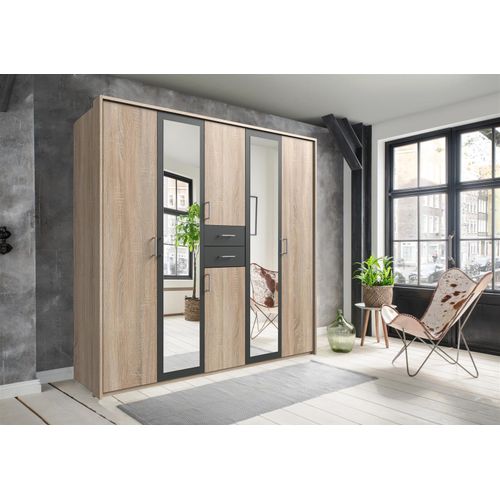 Kleiderschrank Drehtürenschrank Schlafzimmerschrank Schrank Schlafen 