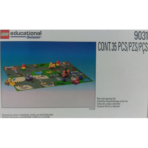 LEGO 9031 Primo Baby Duplo Explore Set Fahrzeuge mit Straßenmatte