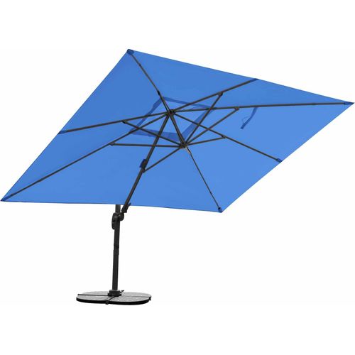 Sonnenschirm 3m x 4m, Aluminium; UV-Schutz; inkl. Regencover