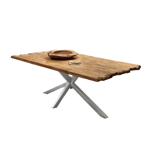 Tisch 200x100 Teak Holztisch Esstisch Küchentisch Wohnzimmertisch Speisetisch