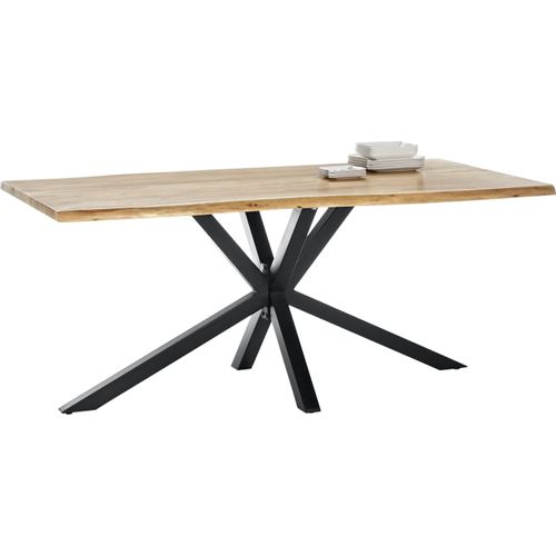 Tisch 200x100 Akazie Metall Holztisch Esstisch Speisetisch Küchentisch Esszimmer