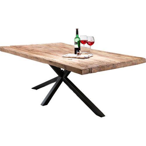 Tisch 200x100 Teak Holztisch Esstisch Küchentisch Wohnzimmertisch Speisetisch