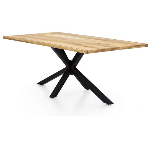 Tisch 200x100 Wildeiche Metall Holztisch Esstisch Küchentisch Speisetisch Küche