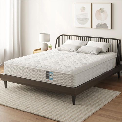 Yaheetech Matratze 160x200 cm Taschenfederkernmatratze 7 Zonen Matratzen Höhe 23 cm Ergonomisch Federkernmatratze Härtegrad H3 Einzelmatratze Weiß