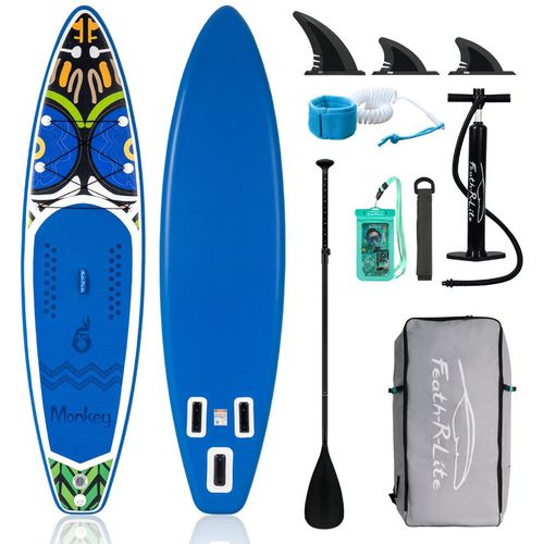 FunWater SUPFR02D Aufblasbares Stand Up Paddle Board 335x83x15cm - Blau