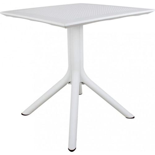 Cosma Outdoor Living Cosma Outdoor Living Gartentisch Quadratisch 70x70x75 cm Weiß - Kunststoff Wetterfest