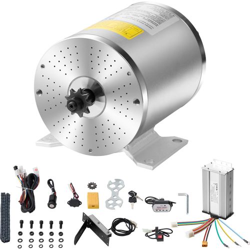SucceBuy 1800 W elektrischer bürstenloser Gleichstrommotor-Bausatz – 48 V, 4500 U/min mit Drehzahlregler