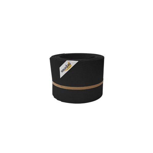 zaun zu® Sichtschutzstreifen Rille 10x Einzelstreifen 2,55m Sichtschutz Schwarz, 10 x 2,55m