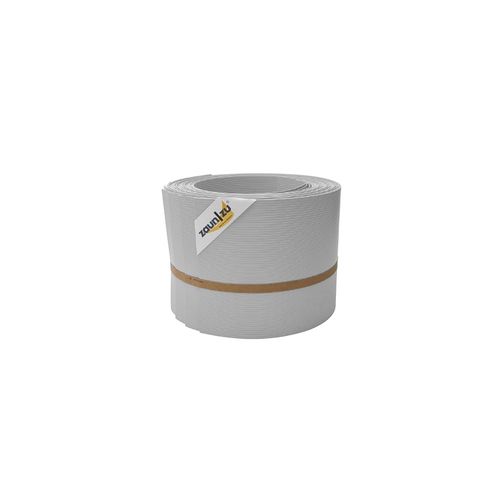 zaun zu® Sichtschutzstreifen Rille 10x Einzelstreifen 2,55m Sichtschutz Lichtgrau, 10 x 2,55m