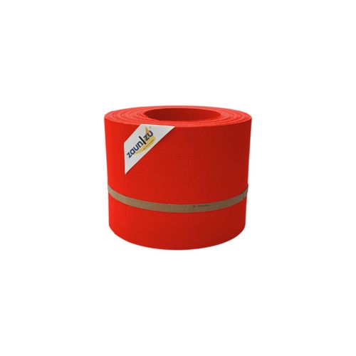 zaun zu® Sichtschutzstreifen PP Sichtschutzstreifen Doppelstabzaun Rot, 10x 2,55m