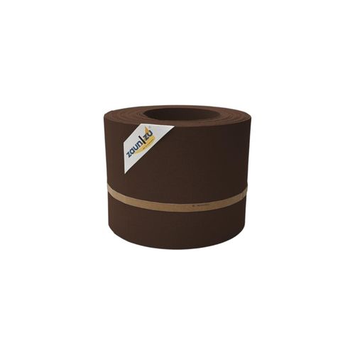 zaun zu® Sichtschutzstreifen PP Sichtschutzstreifen Doppelstabzaun Braun,10x 2,55m