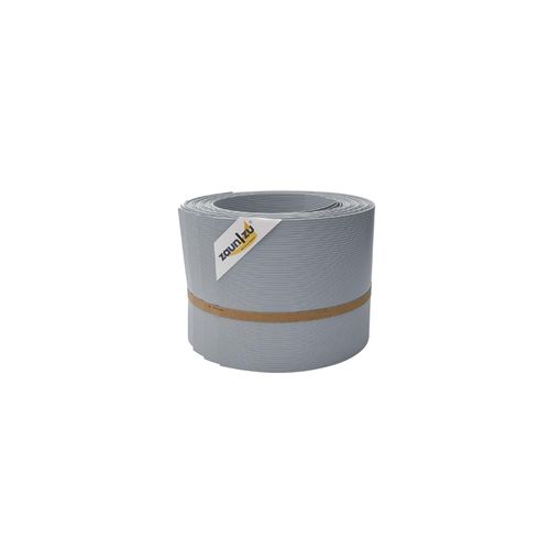 zaun zu® Sichtschutzstreifen Rille 10x Einzelstreifen 2,55m Sichtschutz Fenstergrau, 10 x 2,55m