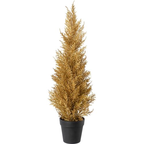Creativ green Künstlicher Weihnachtsbaum, mit goldener Farbgebung