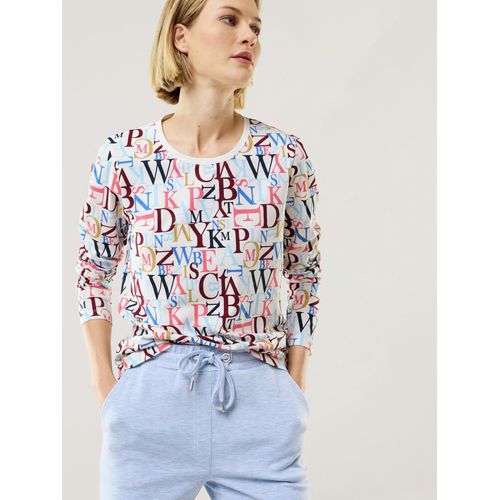 Baumwollshirt Buchstaben