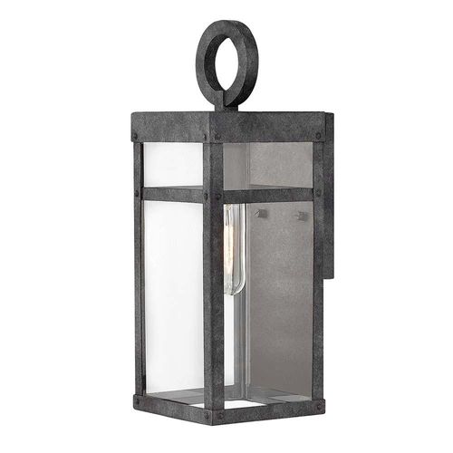 Porter Outdoor Wandleuchte Zink gealtert klein Hinkley QN-PORTER-S-DZ