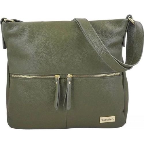 Tasche Barberini's grüner Ledershopper 9833869323