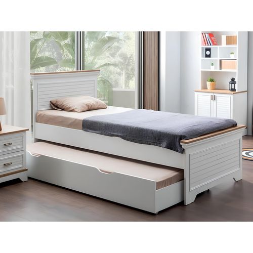 Doppelbett mit Bettschublade Möbel Holz Betten Kinderbett Jugendbett Tee