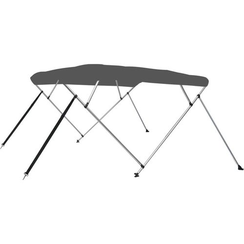 Möbel 4-Bow Bimini Top Anthrazit 243x210x137 cm - Planen & Abdeckfolien 93139