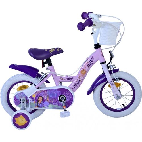 VOLARE Kinderfahrrad Disney Wish 12 Zoll, ohne Rücktrittbremse