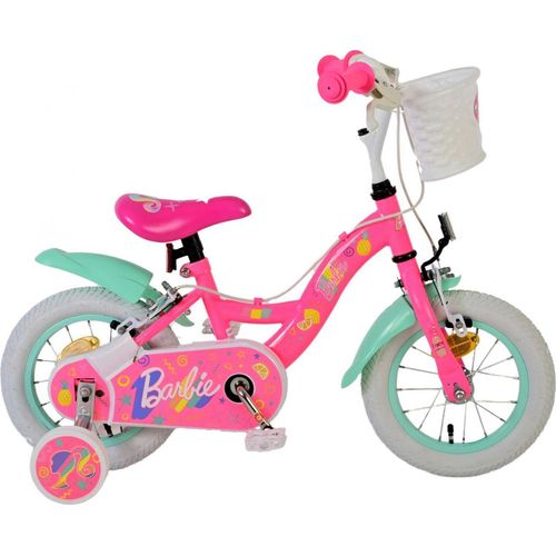 VOLARE Kinderfahrrad Barbie, 12 Zoll, ohne Rücktrittbremse