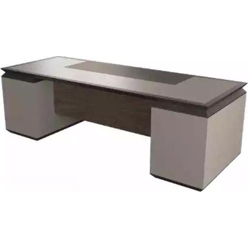 Massivholz Büroschreibtisch Luxus Office Möbel Eckschreibtische Braun
