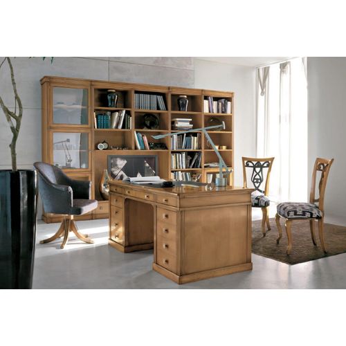 Italienische Möbel Büro Tisch Einrichtung Möbel Schreibtisch Echtholz Tische Neu