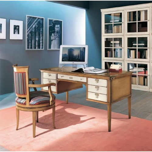 Tisch Sekretär Schreibtisch Schreibtische Italienische Möbel Büro Holz Tische