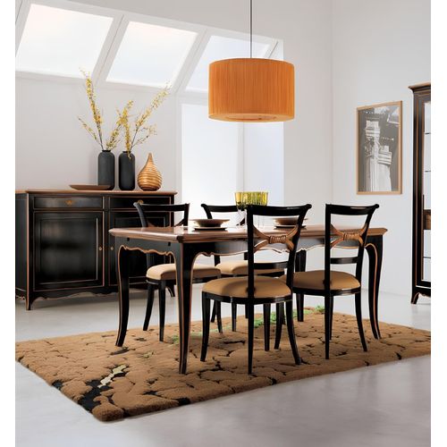 Tisch Design Tische Holz Esszimmer Wohnzimmer klassisches Esszimmer Echtholz