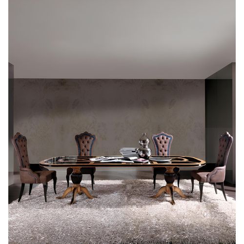 Tisch Luxus Esszimmertisch Esstisch Esszimmer Holz Tische Bizzotto Ess Möbel Neu