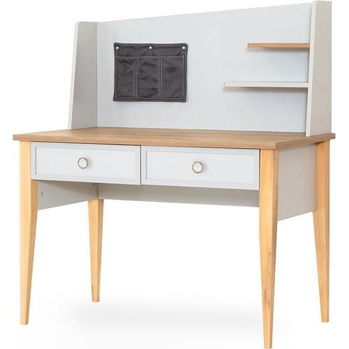 Stilvolles Kinderzimmer Set Designer Schreibtisch Weißes Regal 2tlg.