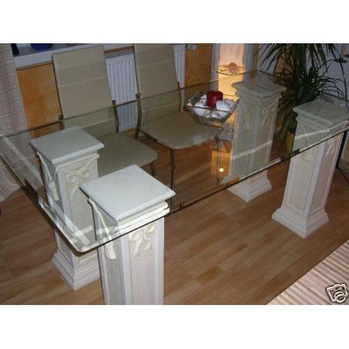 ANTIKES WOHNDESIGN Esstisch AWD-ET-012 B:90cm H:76cm