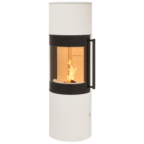 H&M Kaminofen MONO 3.0 L Stahl-creme weiß