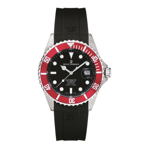 Revue Thommen Herren Armbanduhr Automatic 42 mm Armband Silikon 17571.2836