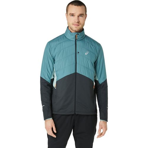 Asics Herren Laufjacke 14412-2XL, 14412-L, 14412-M, 14412-XL ASI-2011C883 FOGGY TEAL/GRAPHITE GREY XL Herren