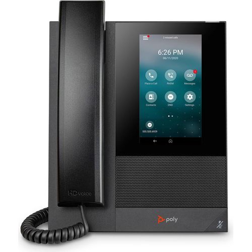 POLY CCX 400 Multimedia-Business-Telefon mit Open SIP und PoE-fähig