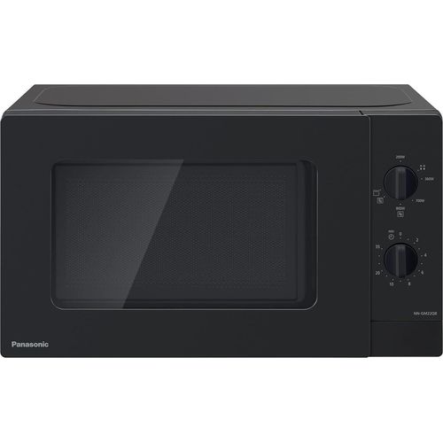 Panasonic NN-GM22QBEPG, Arbeitsplatte, Kombi-Mikrowelle, 20 l, 800 W, Drehregler, Schwarz