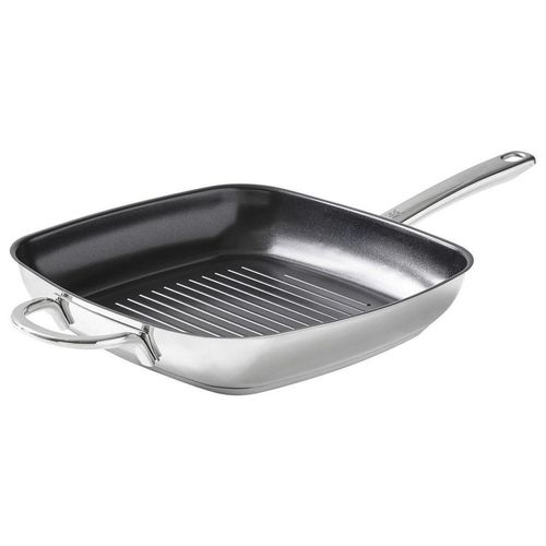 WMF Grillpfanne Durado , Metall , 28x28 cm , antihaftbeschichtet , Kochen, Pfannen, Grillpfannen