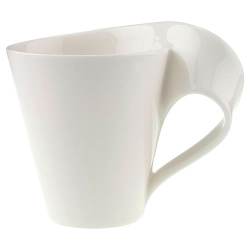 Villeroy & Boch Kaffeebecher New Wave , Weiß , Keramik , 300 ml , Kaffee & Tee, Tassen, Kaffeebecher