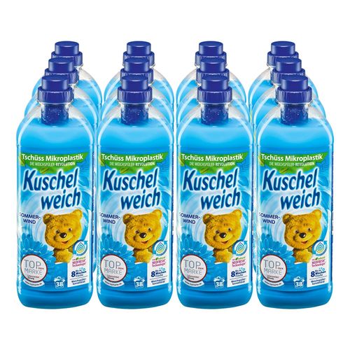 Kuschelweich Weichspüler Sommerwind 1 Liter, 12er Pack