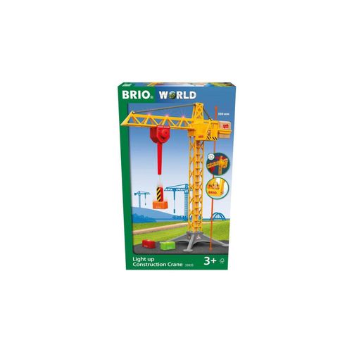 BRIO Spiel Großer Baukran mit Licht