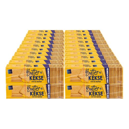 Biscoteria Butterkekse verschiedene Sorten 400 g, 20er Pack