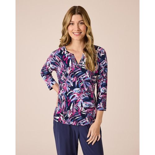 Shirt mit Blätterdruck Image