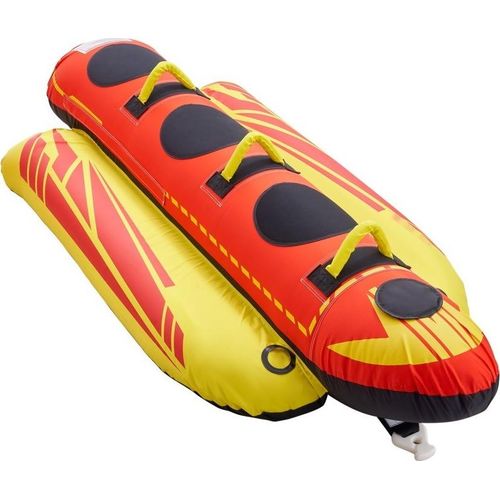 Tube-Set für Boote - Aufblasbarer Towable Fun-Tube - Schleppboote für 1-3 Personen - Ideal für Freizeit und Wassersport