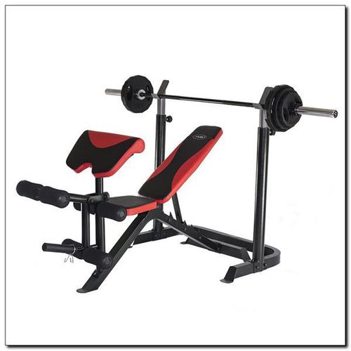 Hantelbank set mit gewichten klappbar verstellbar multifunktion LS3859