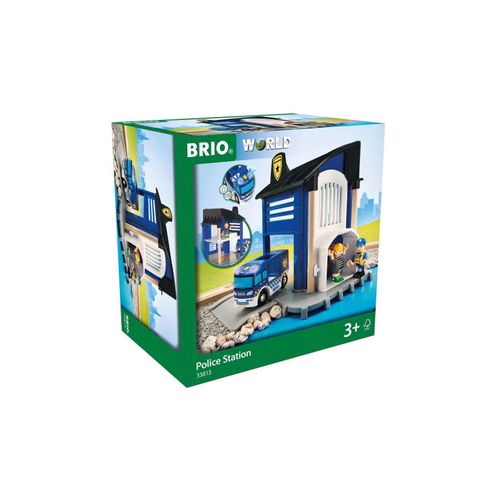 BRIO Spiel Polizeistation mit Einsatzfahrzeug