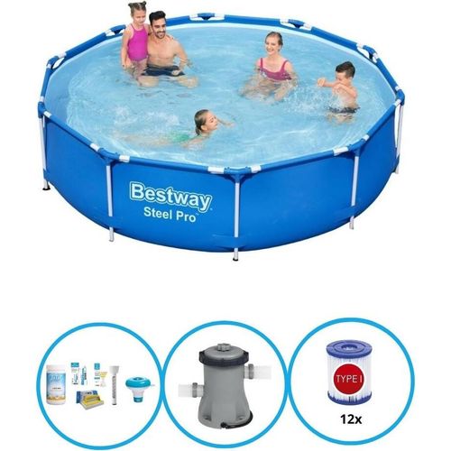 Bestway Pool Steel Pro 305x76 cm - Pool Bundel