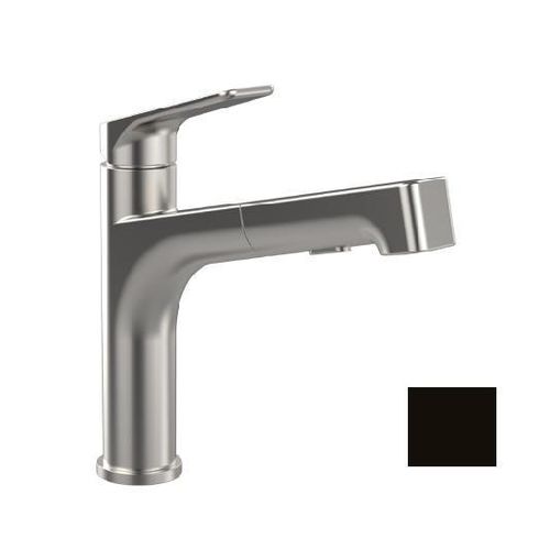 Villeroy & Boch Junis - Spültischarmatur mit ausziehbarer Brause, schwarz matt 92820006