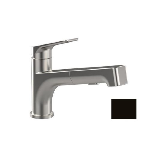 Villeroy & Boch Junis Shower - Spültischarmatur mit ausziehbarer Brause, schwarz matt 92810006