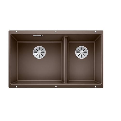 Blanco Subline 430/270 - Silgranitspüle, 755x460 mm, Kaffee 523160